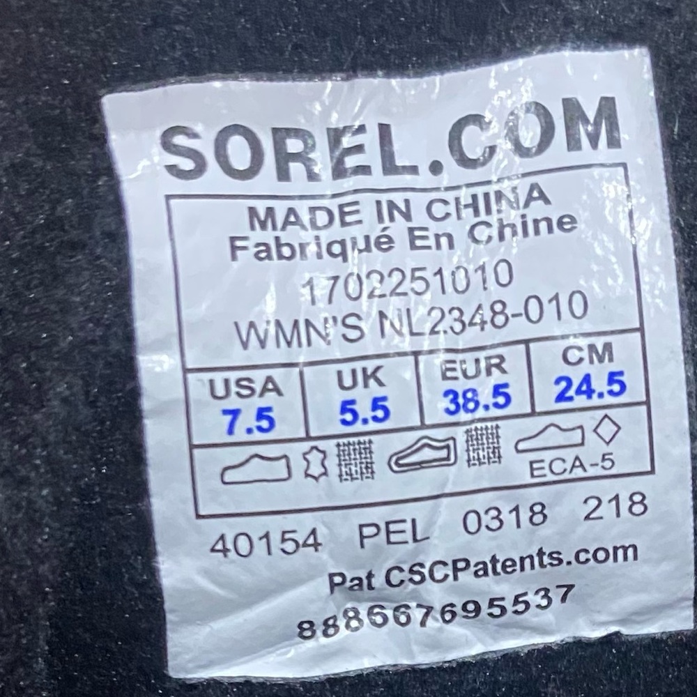 🆕 Sorel Slimpack II Waterproof Snow Rain Boots - Picture 9 of 10